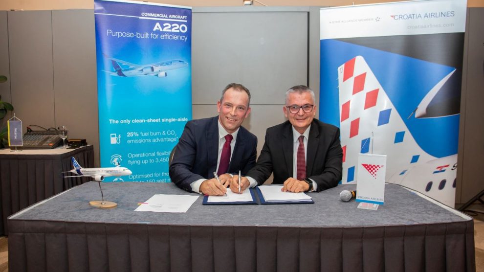 <strong>Croatia Airlines i Airbus potpisali Ugovor o nabavi najsuvremenijih zrakoplova Airbus A220</strong>