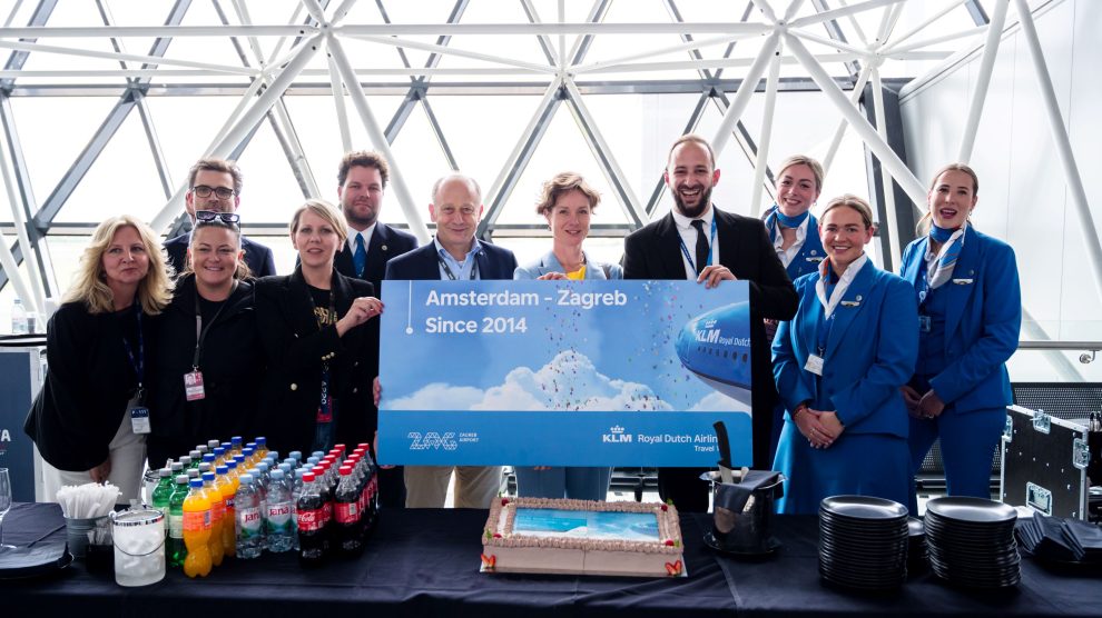 KLM obilježio 10. obljetnicu letenja između Amsterdama i Zagreba!