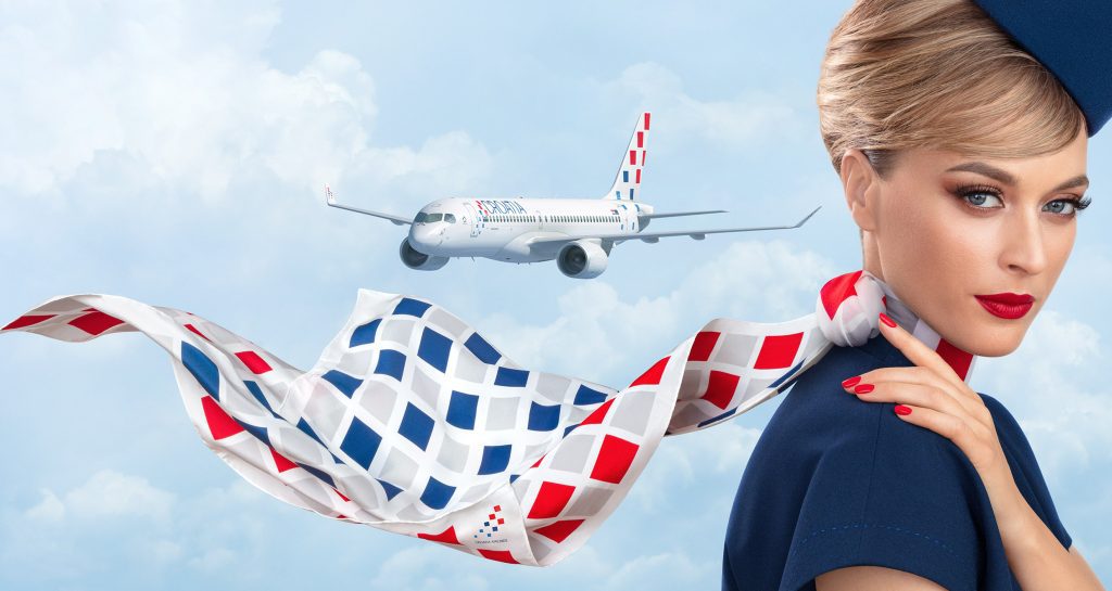 Prvi zrakoplov nove flote A220 Croatia Airlinesa odjeven u novo ruho!