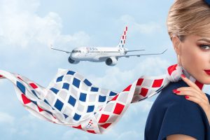 Prvi zrakoplov nove flote A220 Croatia Airlinesa odjeven u novo ruho!