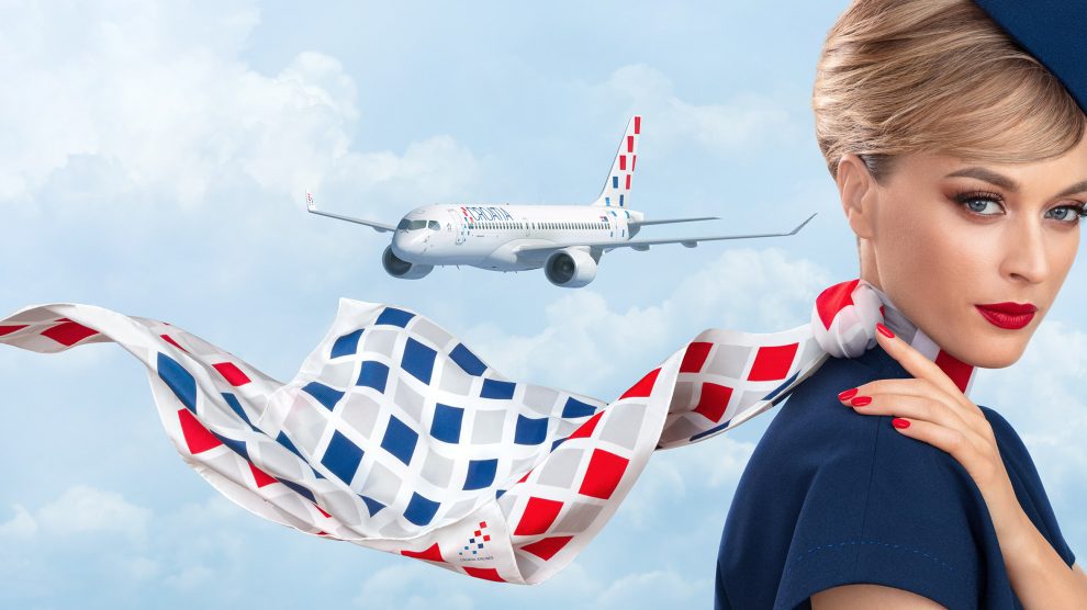 Prvi zrakoplov nove flote A220 Croatia Airlinesa odjeven u novo ruho!