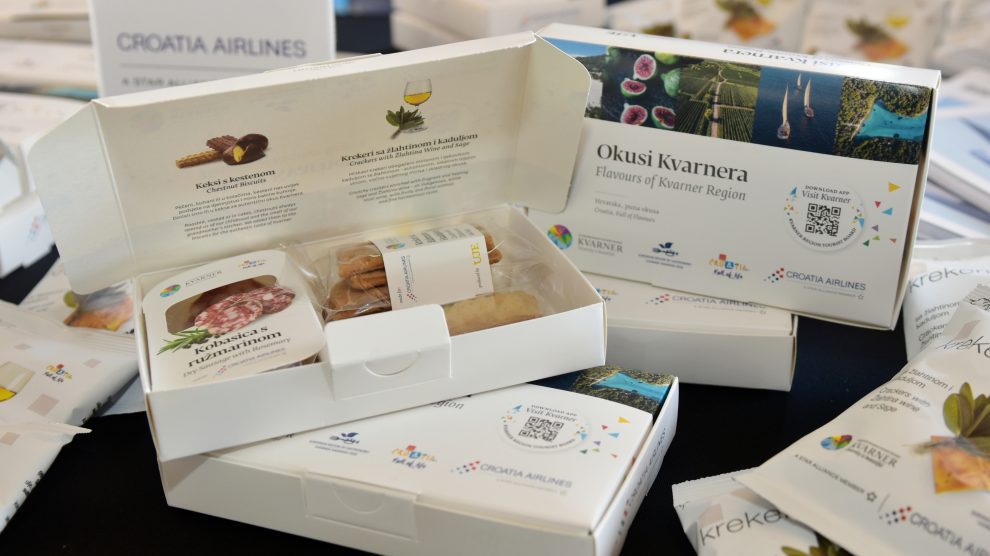 Okusi Kvarnera u zrakoplovima Croatia Airlines-a