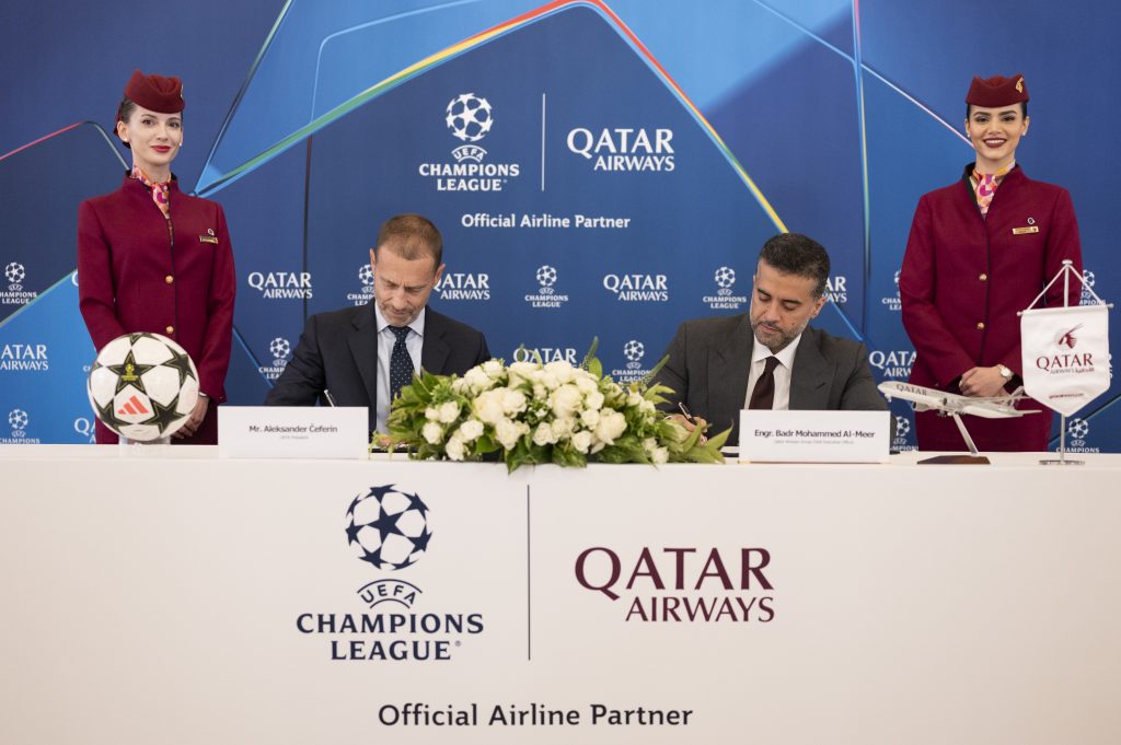 Qatar Airways postaje partner UEFA Lige prvaka do 2030. godine